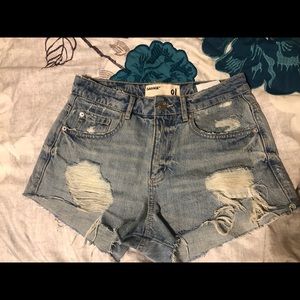 Garage brand shorts